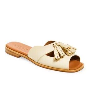 Hereu Boqueria Heeled Open-Toe Tasseled Sandals slide size 38